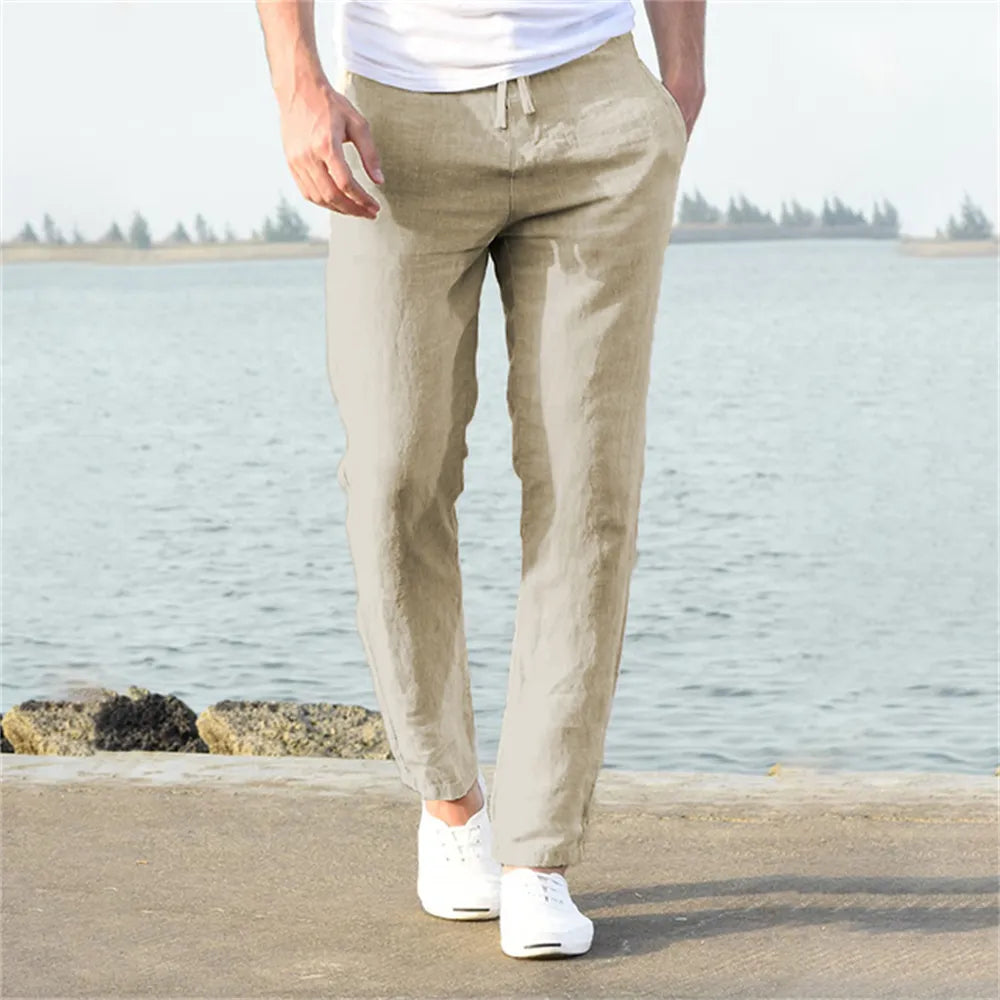 2023 Men's Cotton Linen Pants