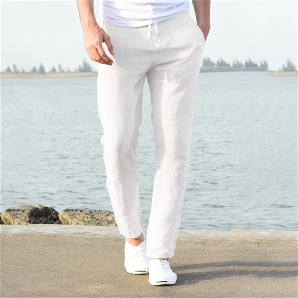 2023 Men's Cotton Linen Pants